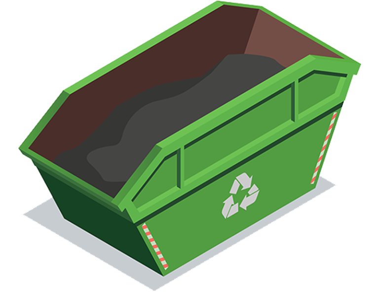 Green dumpster rental in Vero Beach, FL